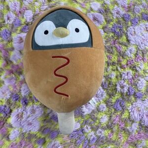 Takashoji RARE Penguin in Corn Dog Outfit Japanese Plush MEDIUM 17"